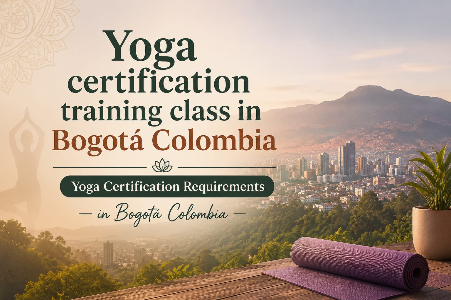 Yoga Certification Requirements in Bogota Colombia